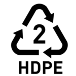 Número 2: PEAD ou HDPE (Polietileno de Alta Densidade)