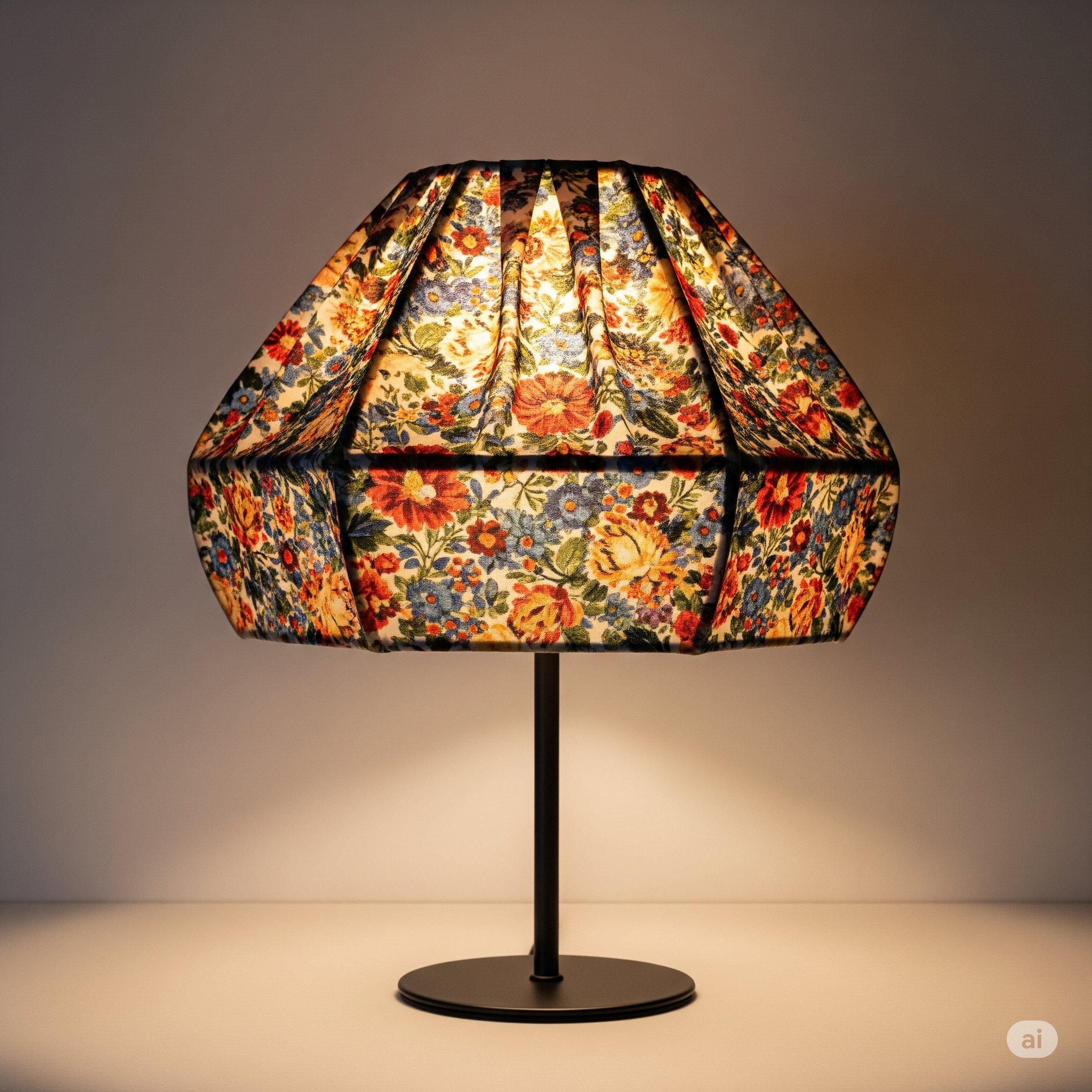 Como personalizar luminárias com papel artesanal ou tecido estampado