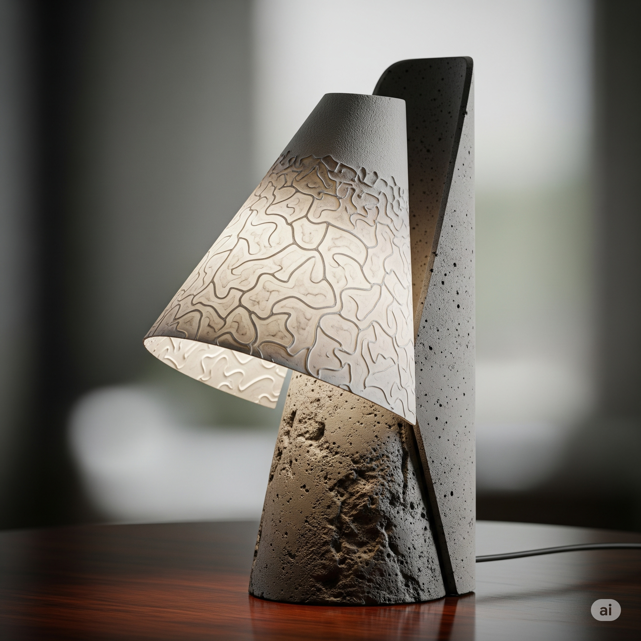 Como criar luminárias usando concreto e moldes personalizados