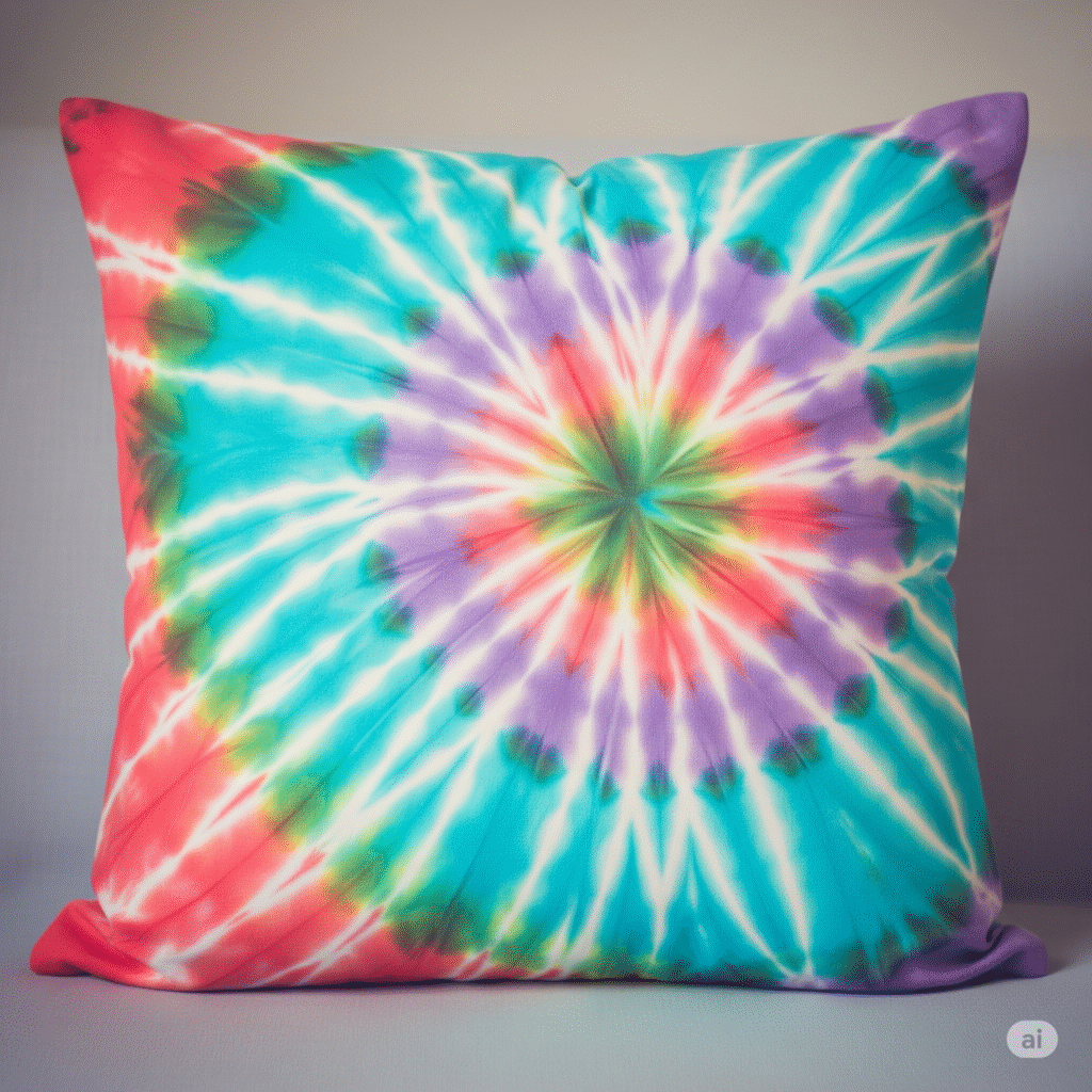 Personalizando Almofadas com Tie-Dye: Crie Cores Vibrantes!