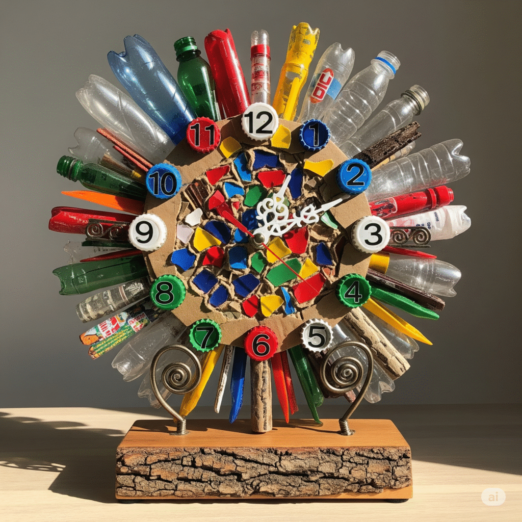 Por Que Criar Relógios com Materiais Recicláveis? Arte, Sustentabilidade e Economia