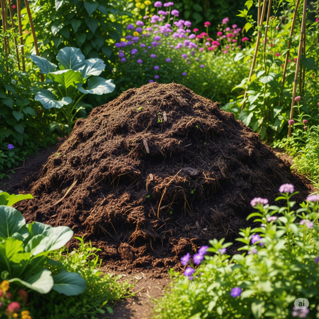 Colhendo os Frutos (Literalmente!): Utilizando o Composto no Seu Jardim e Vasos