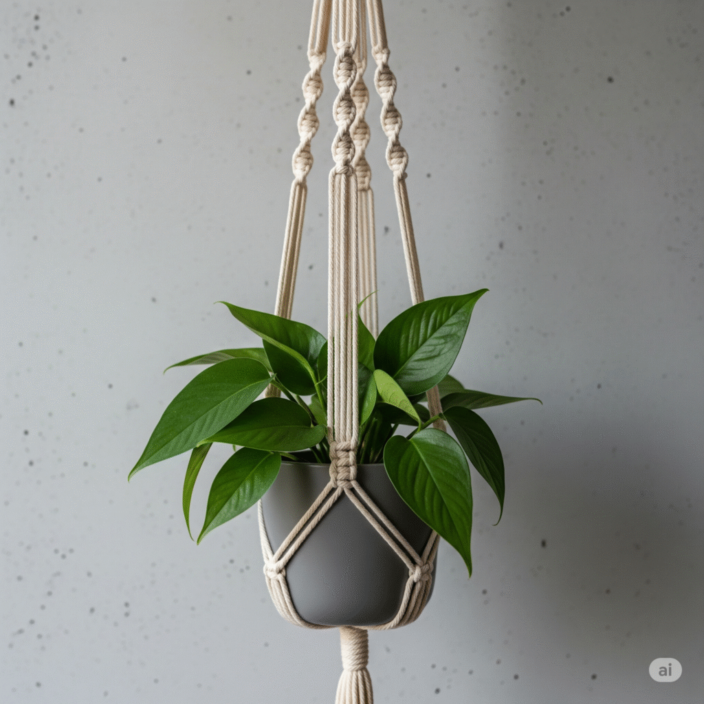 Materiais Essenciais para Seu Suporte de Plantas em Macramê DIY: Escolha Certa para Iniciantes