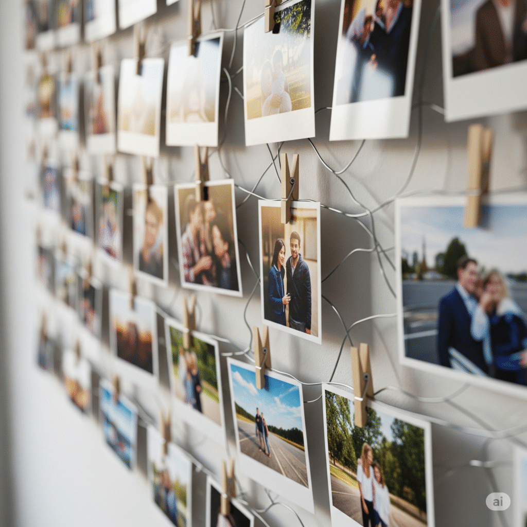 Dicas Avançadas para um Mural de Fotos com Fios e Pregadores Impactante