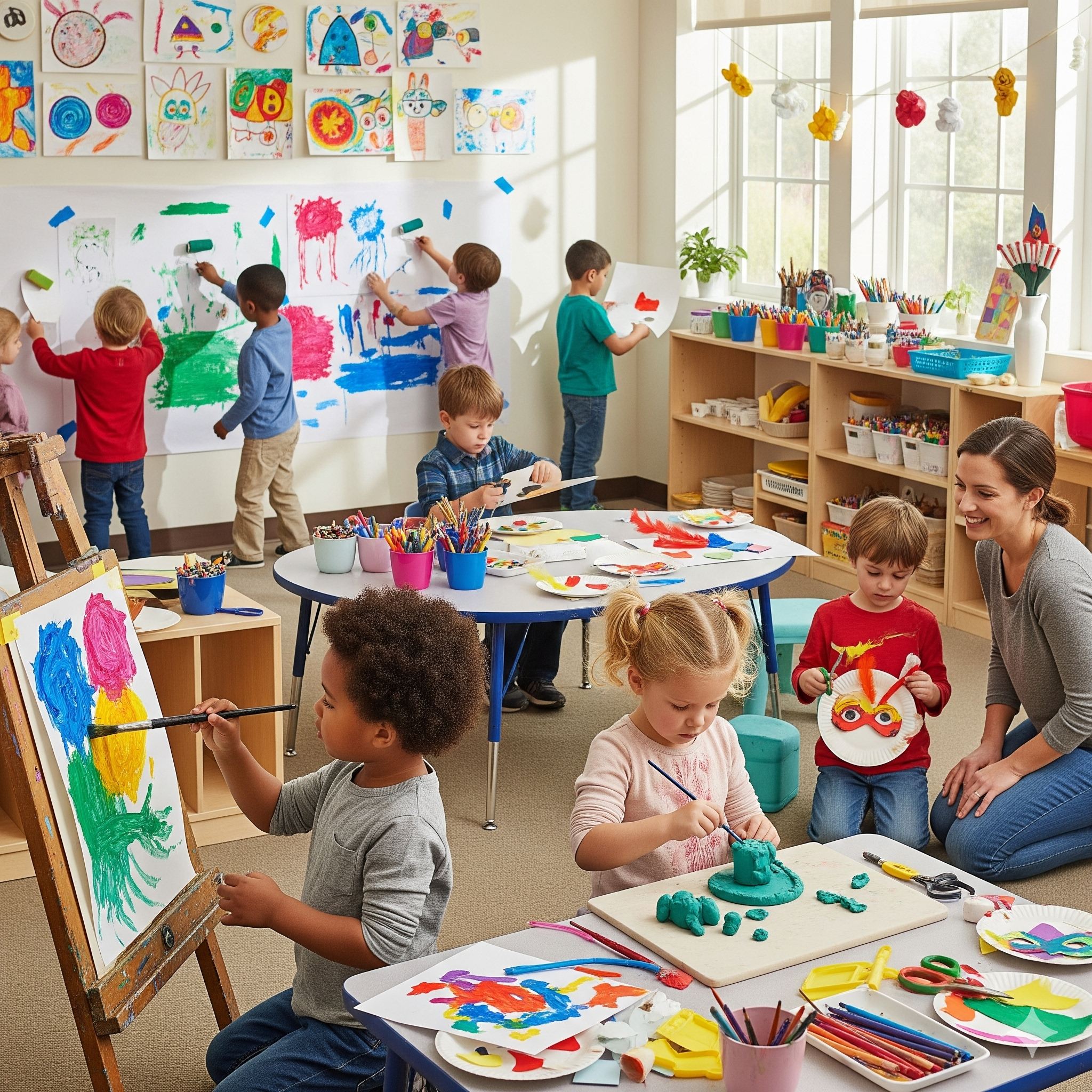 Entenda o papel da arte na educação infantil