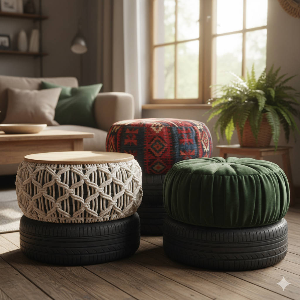 Dicas de Personalização: Como Deixar Seu Puff de Pneu Ainda Mais Único