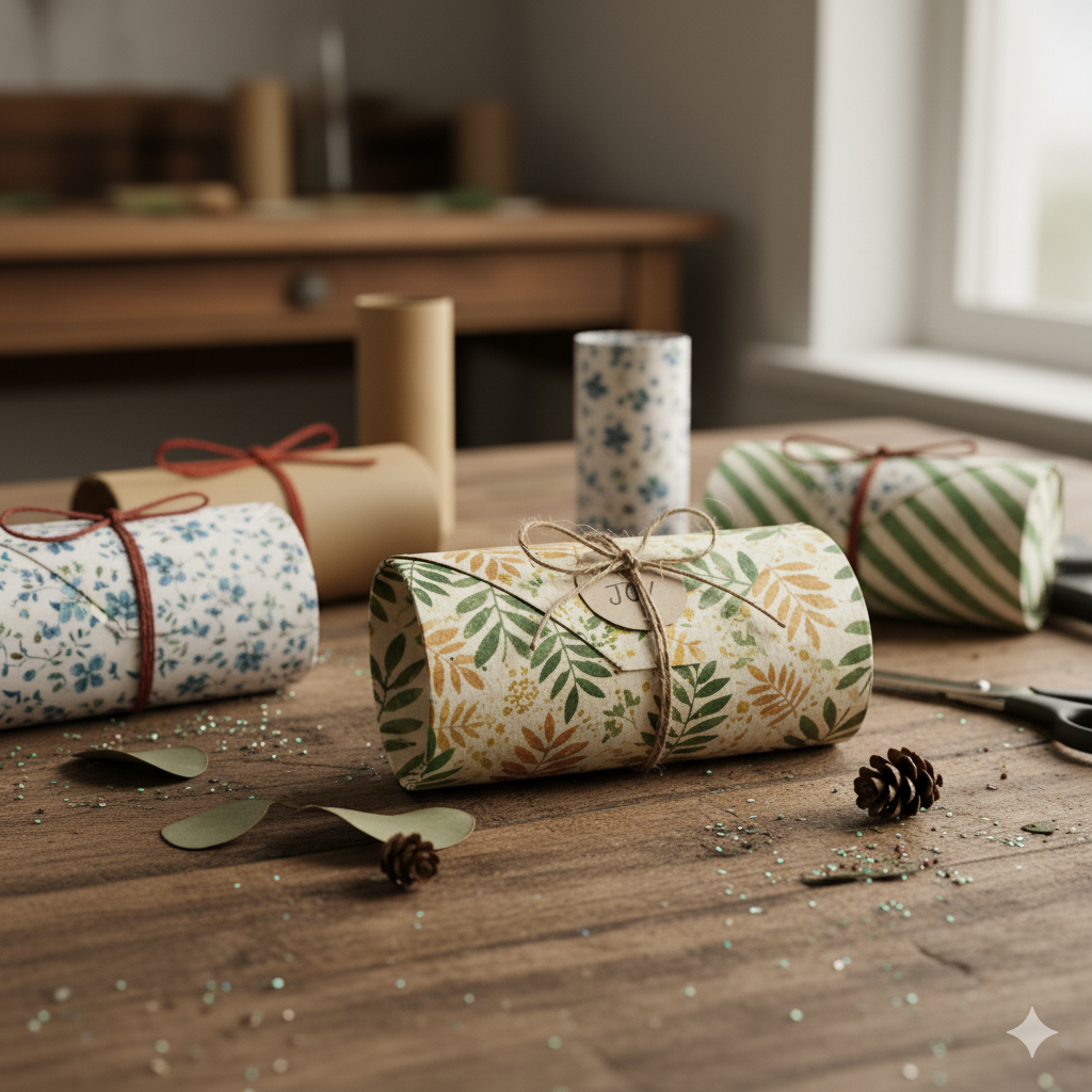 Saiba como criar caixinhas de presente com rolinhos de papelão