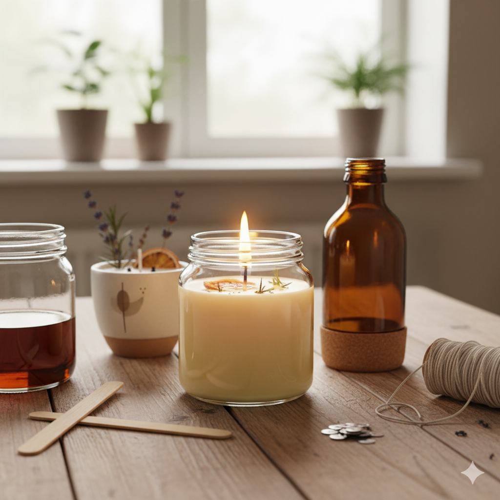 Saiba como criar eco velas com óleo de cozinha usado