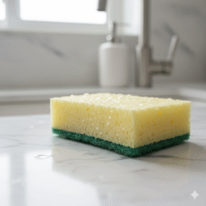 Como funciona a reciclagem de esponjas de cozinha