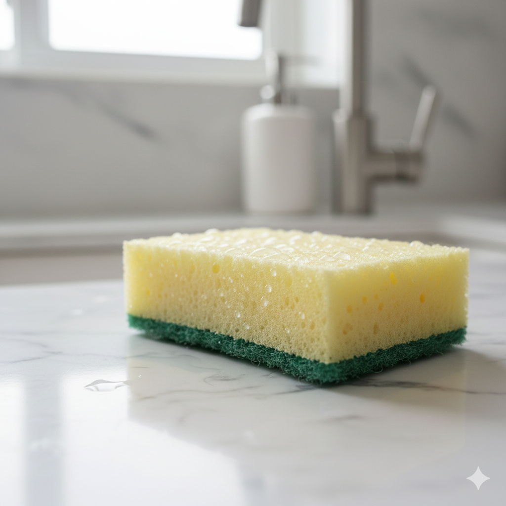 Como funciona a reciclagem de esponjas de cozinha