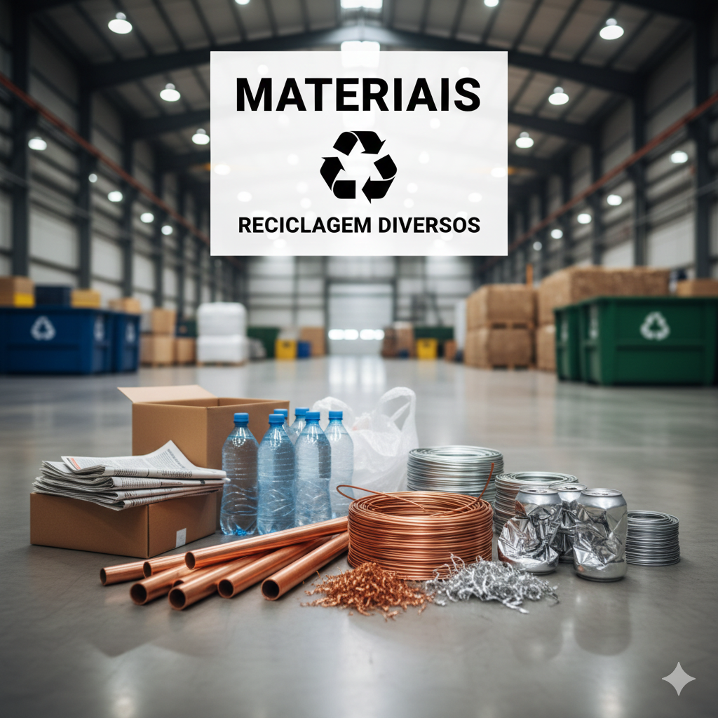 O que vale mais: plástico, alumínio, cobre, papel?