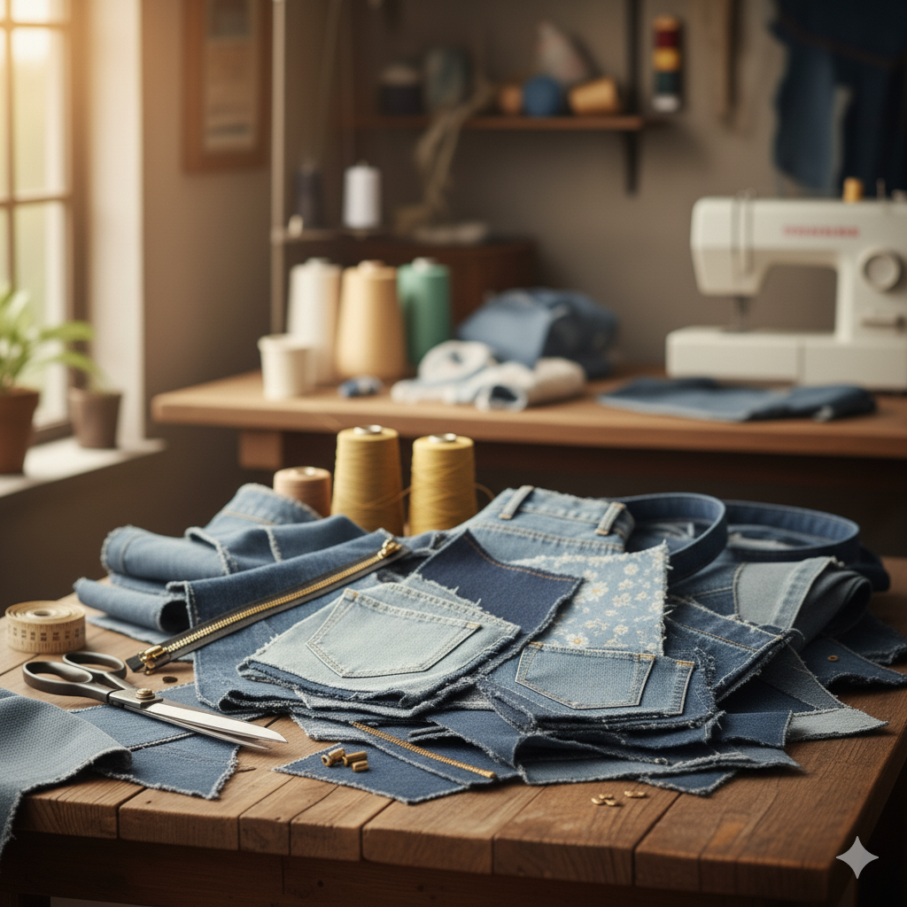 Por que Apostar no Upcycling de Jeans para Acessórios?