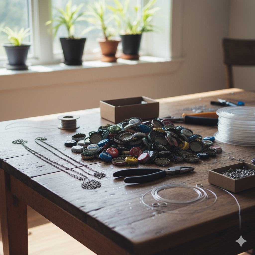 O Que Você Precisa Saber Antes de Começar sua Cortina de Tampinhas